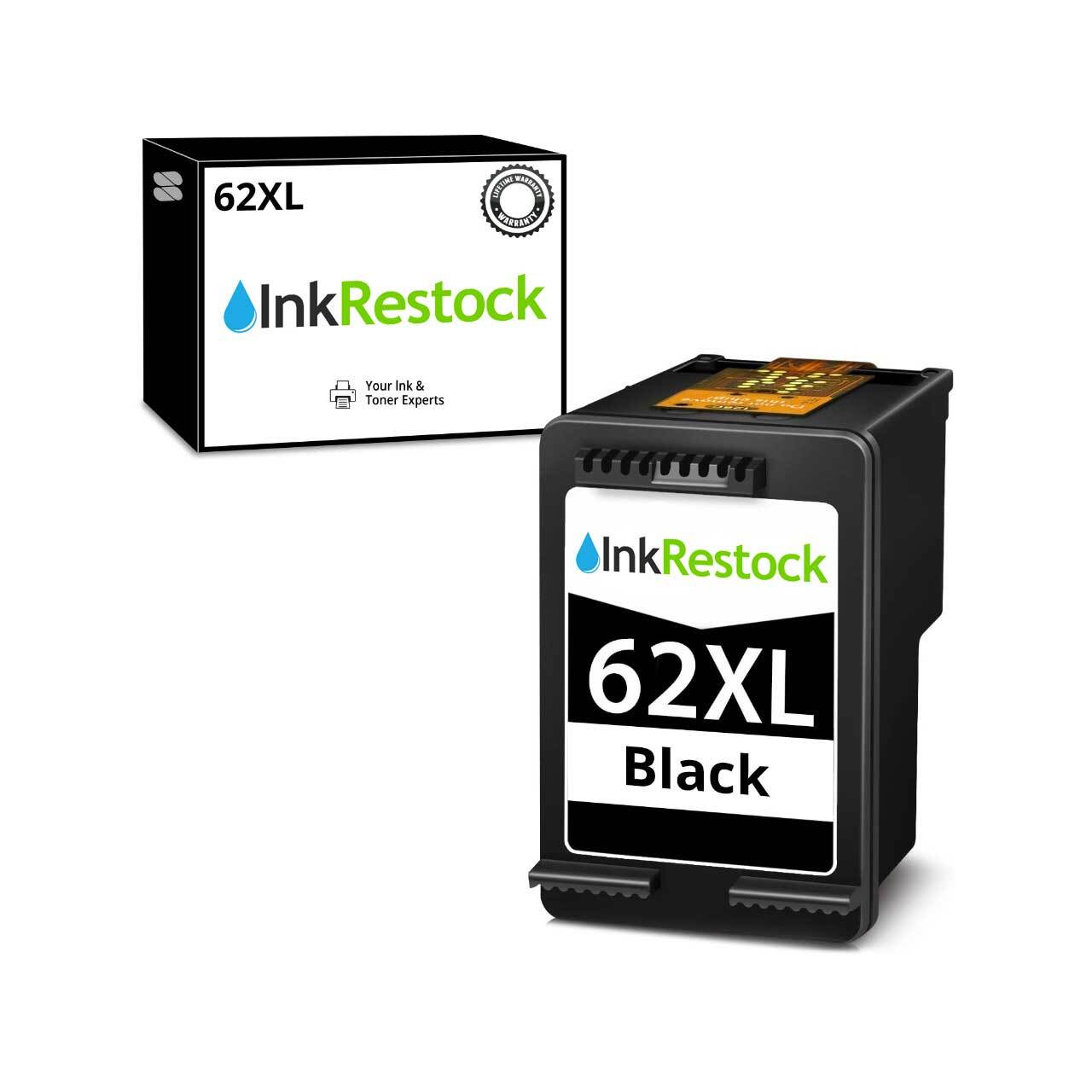 3-Pack HP 62XL Ink Cartridges – Black & Tricolor Remanufactured For Envy 5540 5542 5544