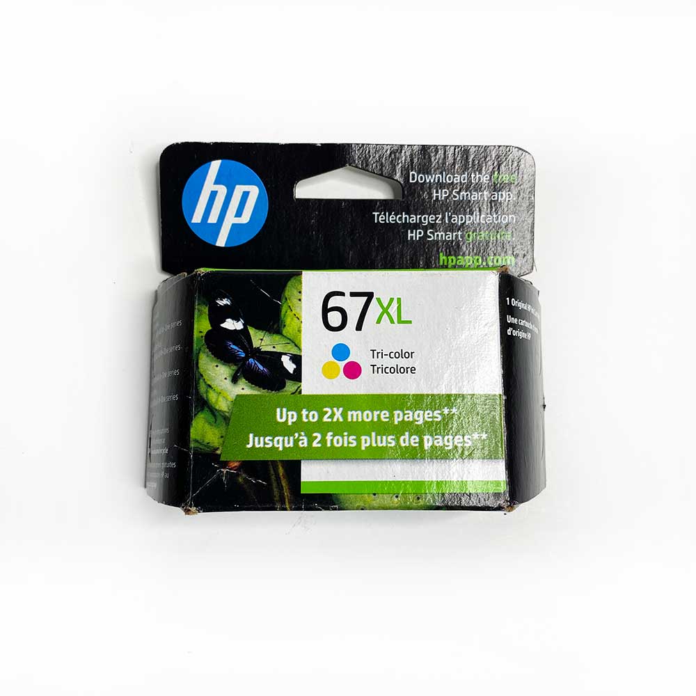 HP 67XL Tri-color High-yield Ink Cartridge 3YM58AN