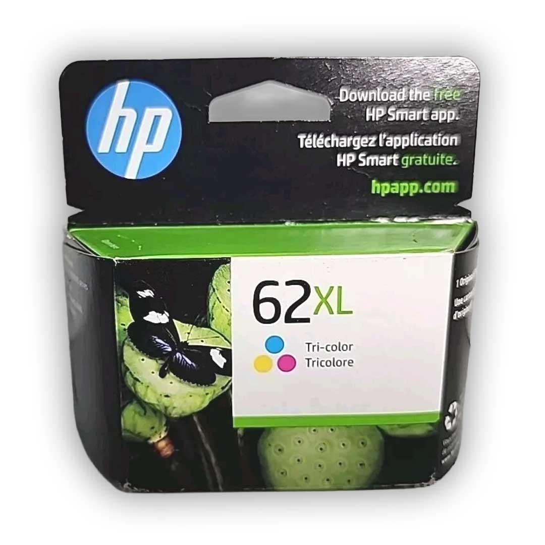 HP 62XL High-Yield Tri-Color Ink Cartridge C2P07AN