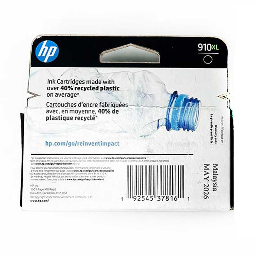 HP 910XL Black High-yield Ink Cartridge