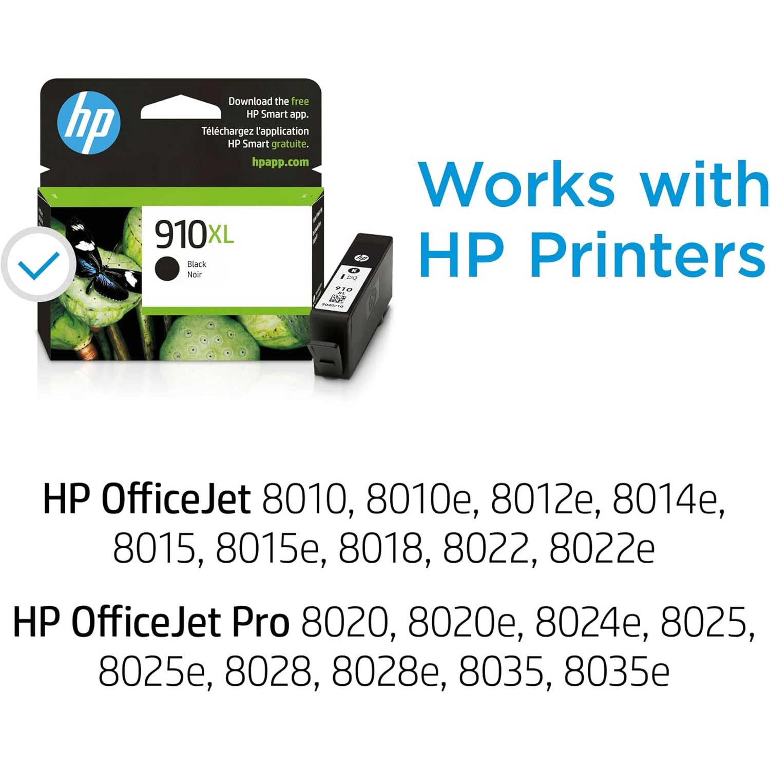 HP 910XL Black High-yield Ink Cartridge