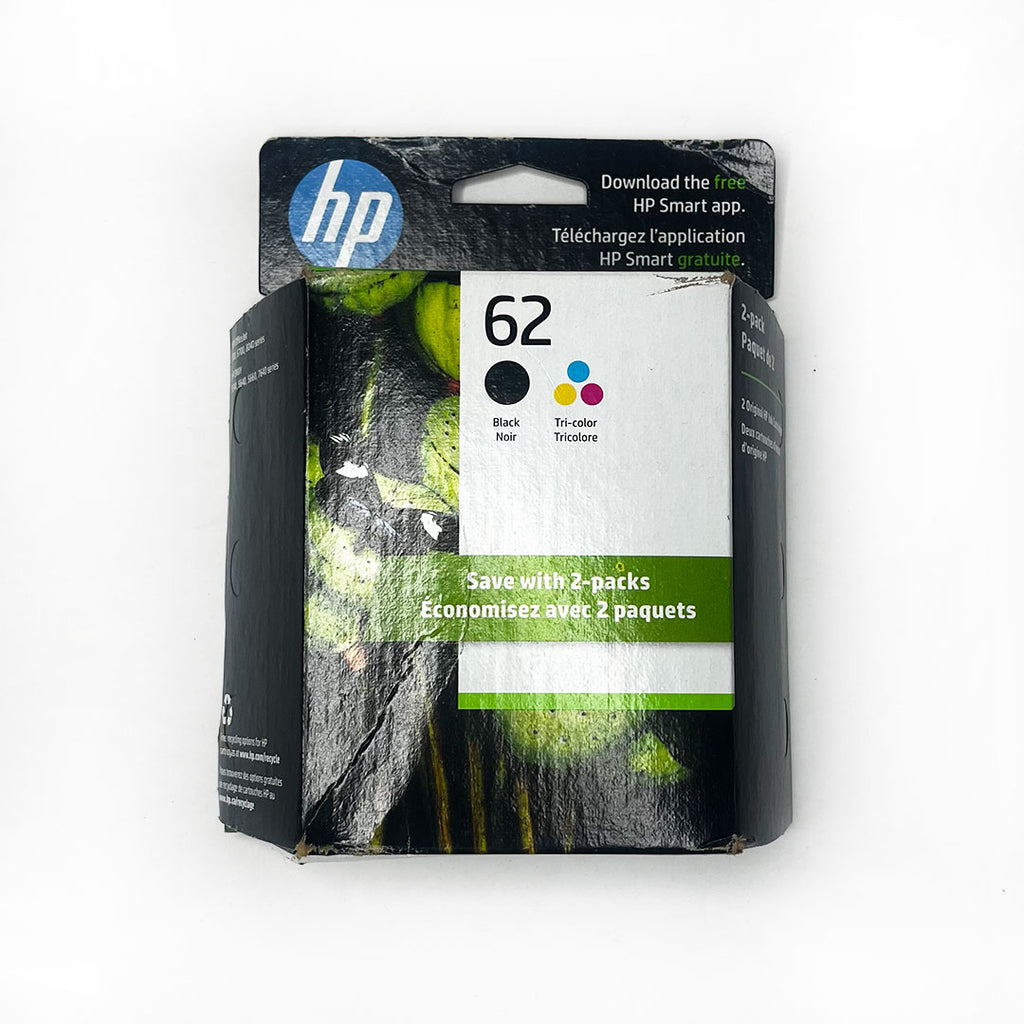 HP 62 ink cartridge combo
