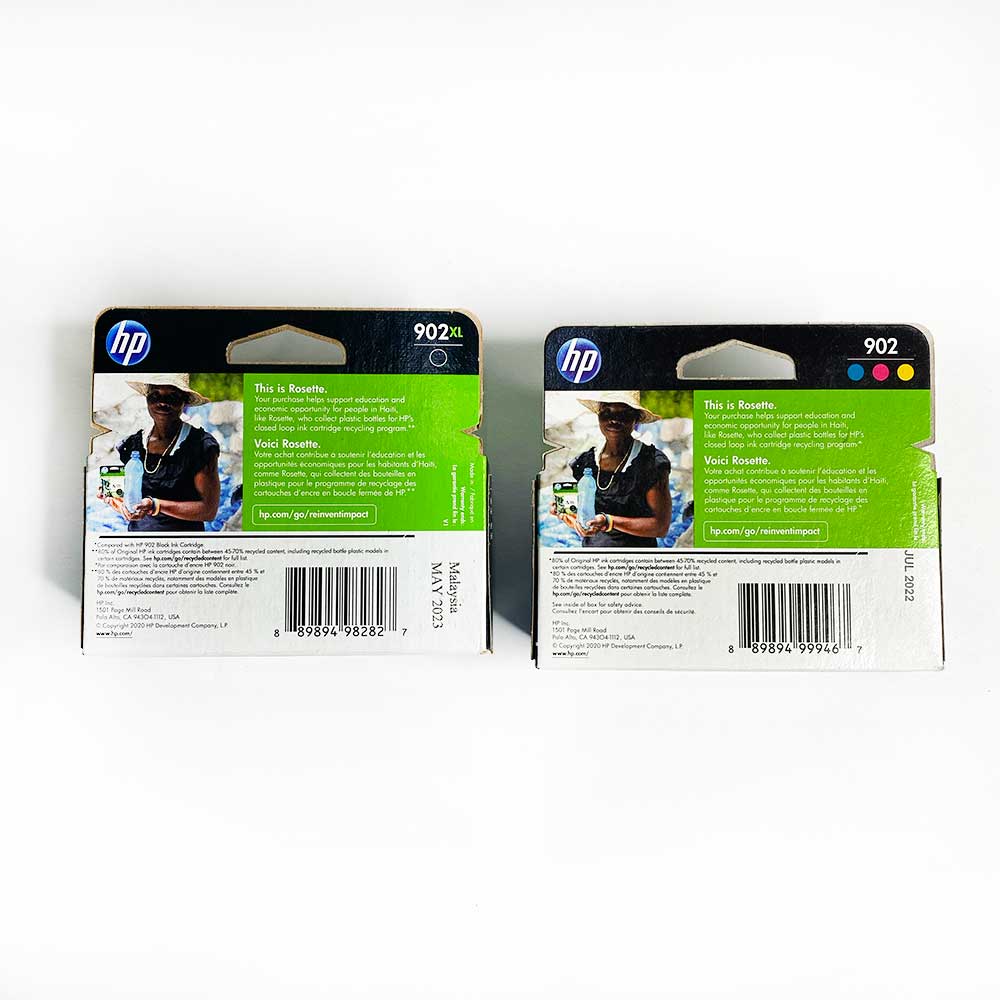 HP 902XL/902 Black High Yield Cyan/Magenta/Yellow Standard Yield Ink Cartridge 4 Pack T0A39AN#140