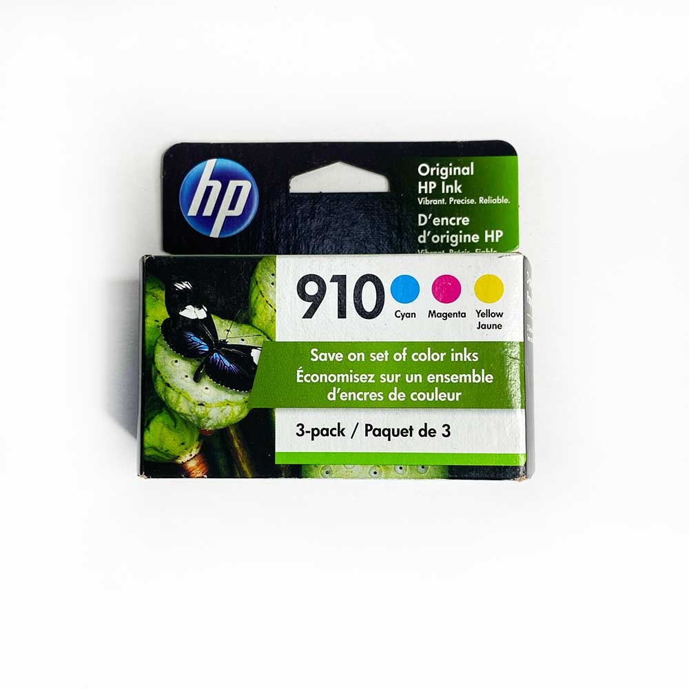 HP 910 Cyan, Magenta, Yellow Ink Cartridges Combo Pack 3YN97AN