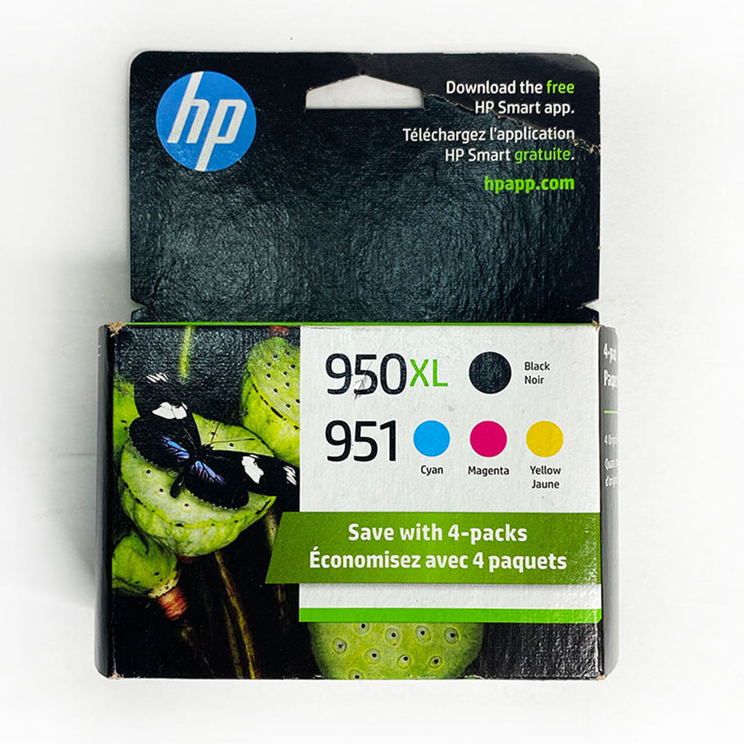 HP 950XL Black 951 Cyan Magenta Yellow Ink Cartridges C2P01FN